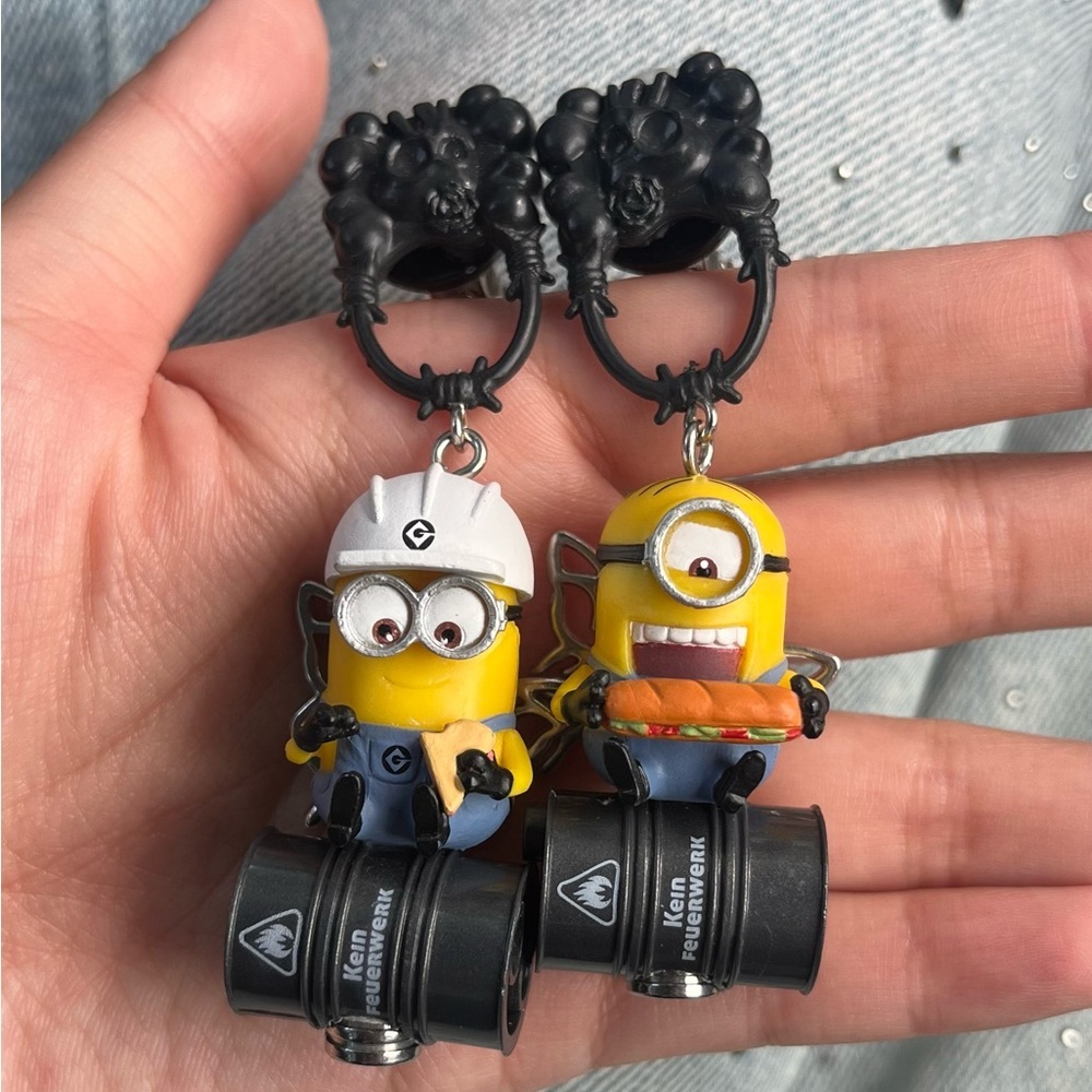Handmade Minions earrings